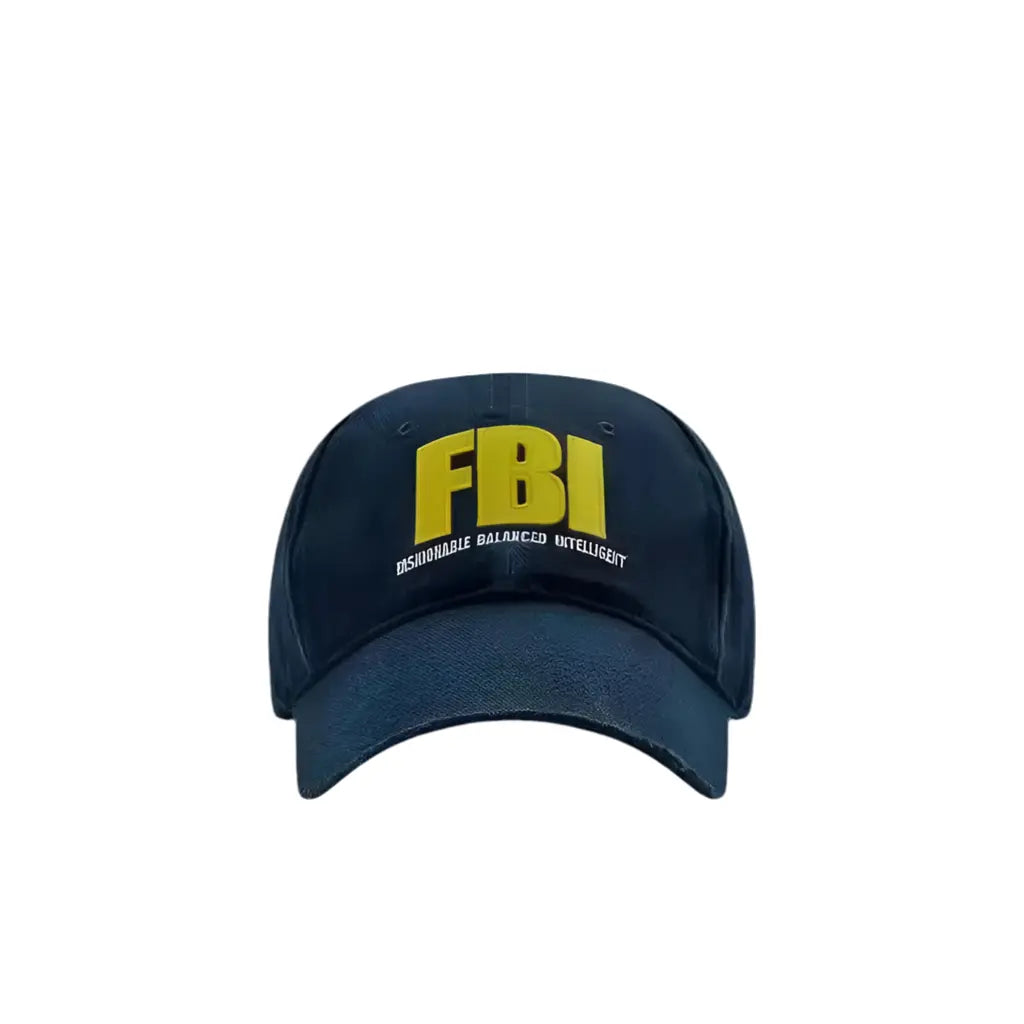 Vintage Y2K Retro FBI Cap Hominus Denim