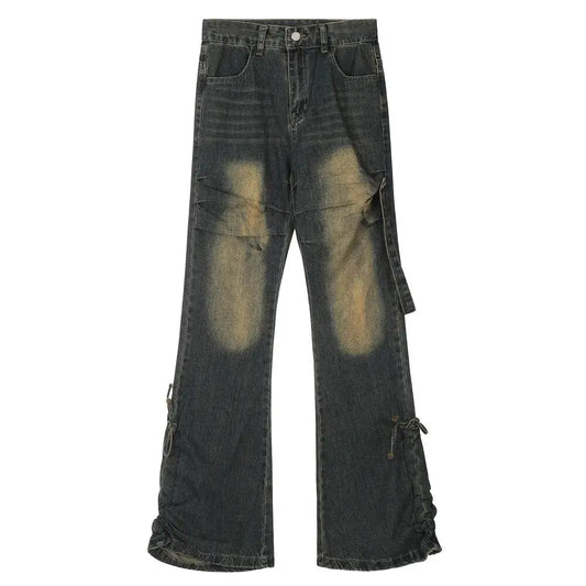 Washed Baggy Flare Jean