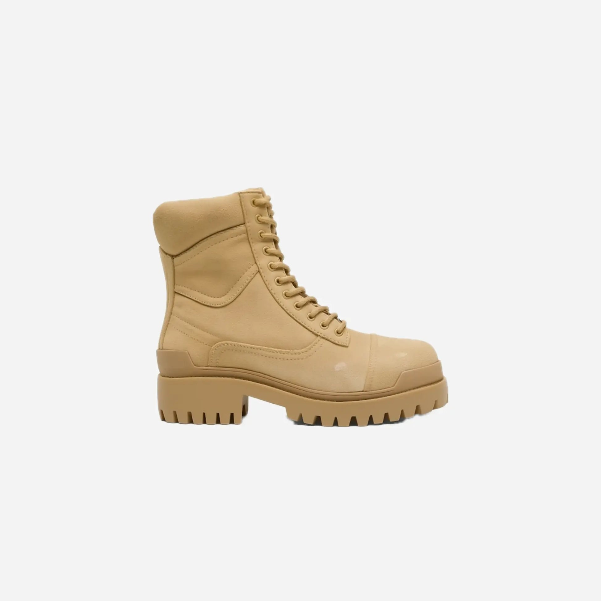 Washed Destroyed Thick Sole Motor Boots Hominus Denim