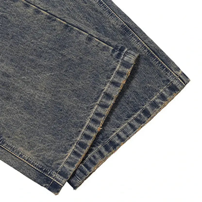 Washed Flare Baggy Jean