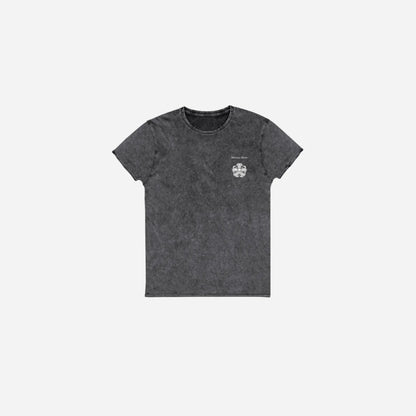 Washed Hominus Gothic Flower Logo Tee Hominus Denim
