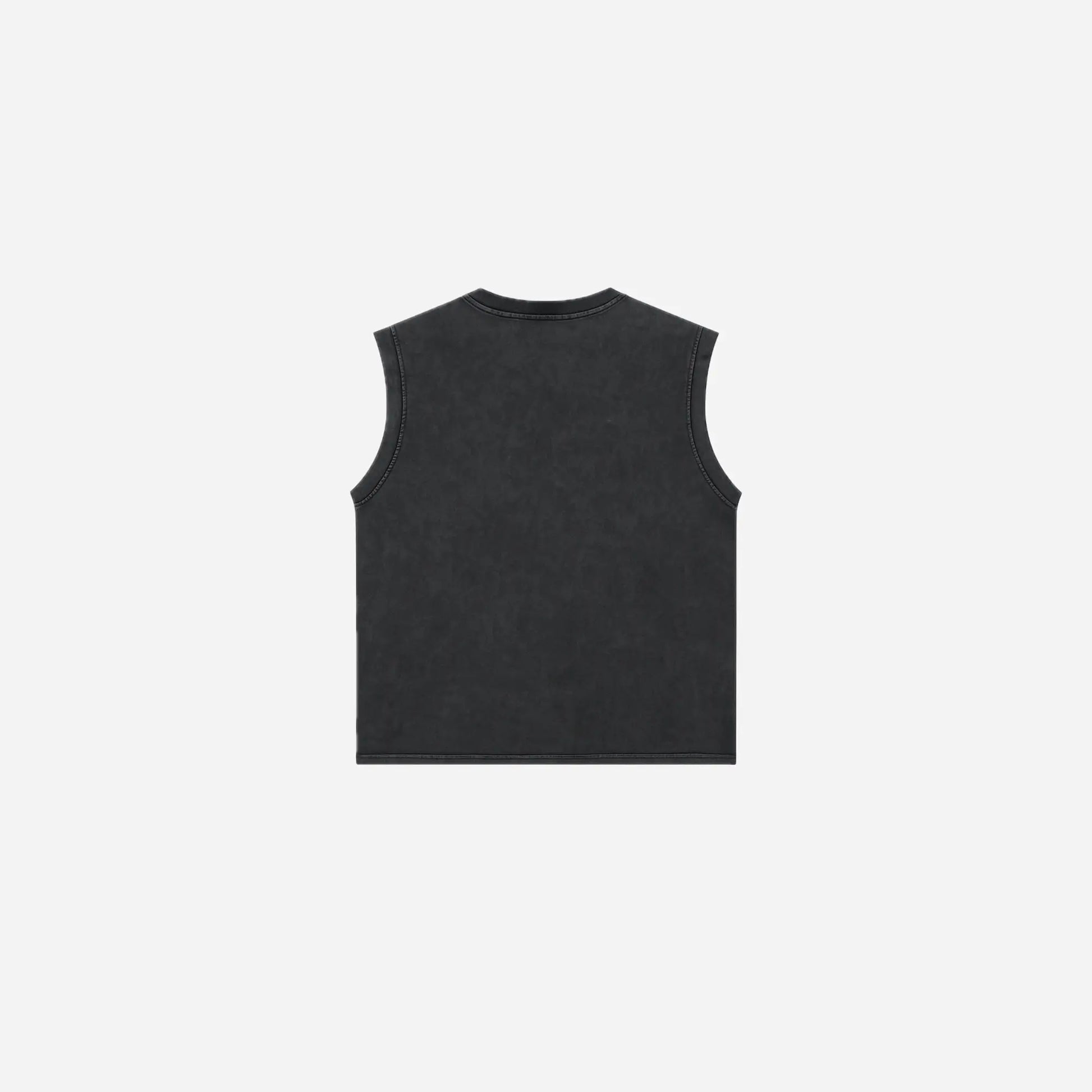 Washed Hominus Printed Design Tank Top Hominus Denim