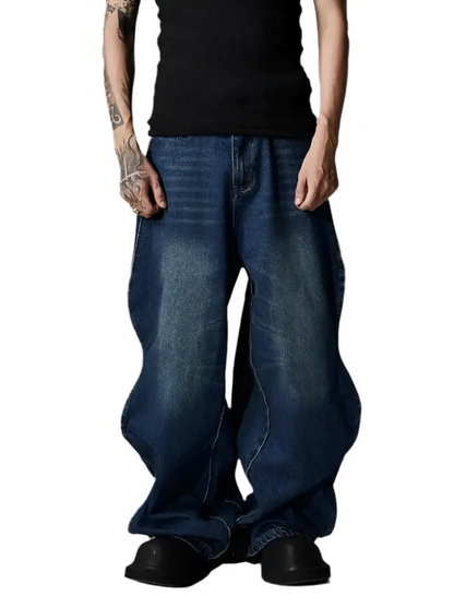 Wide Legs Baggy Wave Jean Hominus Denim