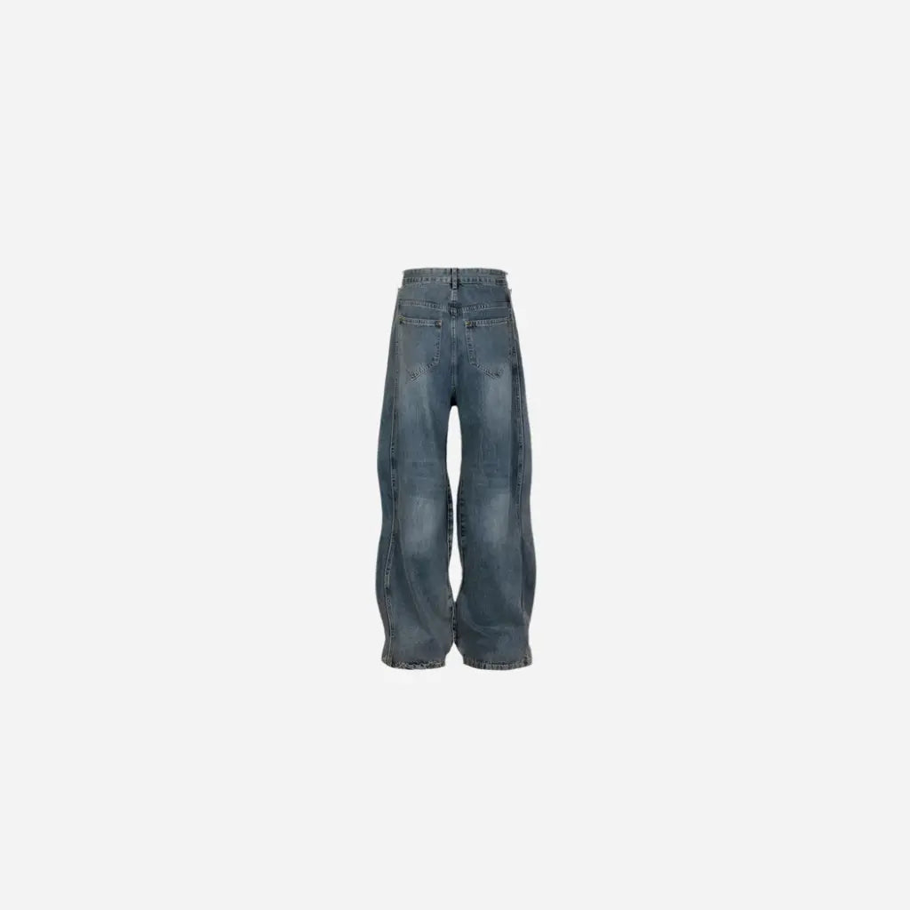 Wide Legs Baggy Wave Jean Hominus Denim