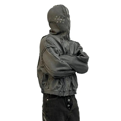 Worn Out Masked Hoodie