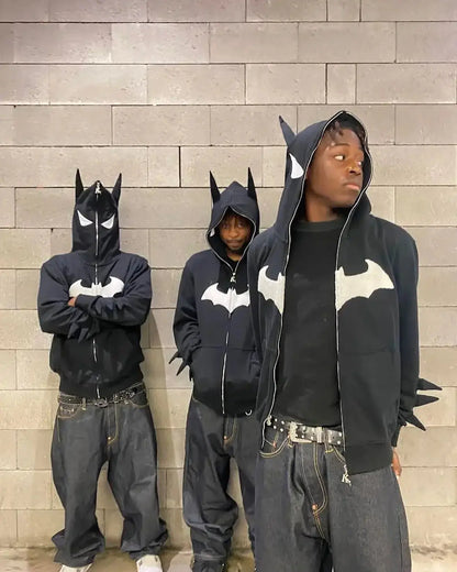 Y2K Batman Full Zip Hoodie