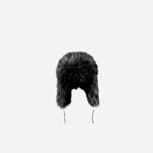 Y2K Faux Fur Chapka Hominus Denim