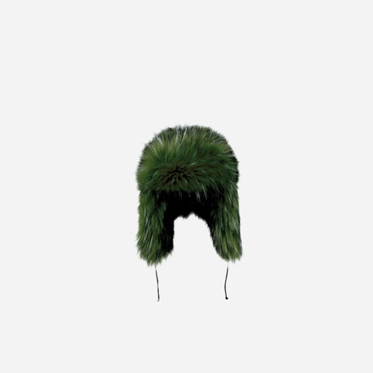 Y2K Faux Fur Chapka Hominus Denim