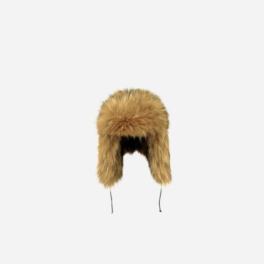 Y2K Faux Fur Chapka Hominus Denim