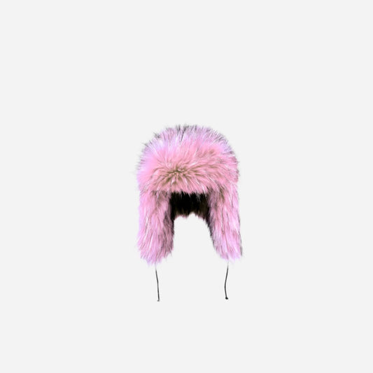 Y2K Faux Fur Chapka Hominus Denim