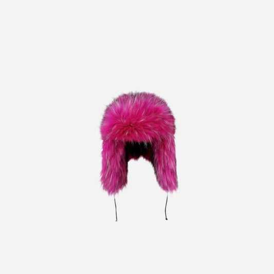 Y2K Faux Fur Chapka Hominus Denim