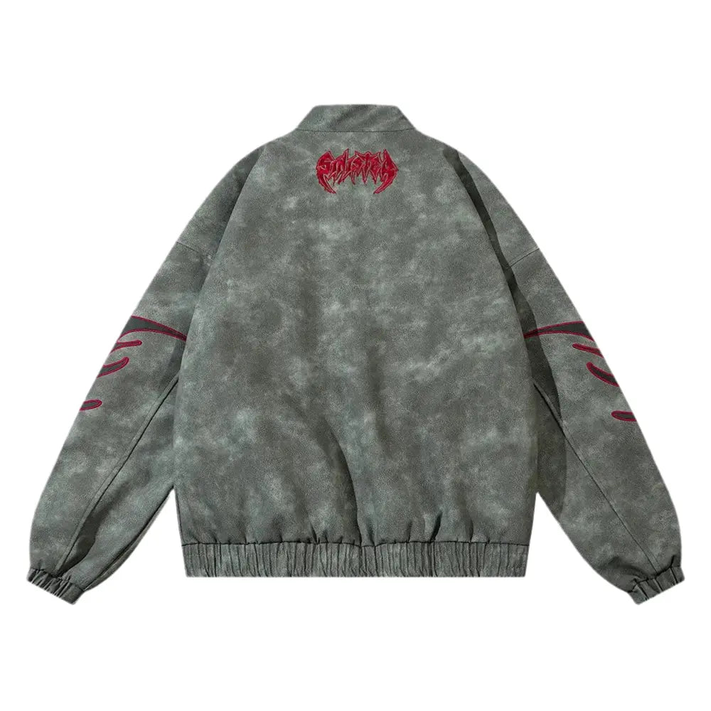 Y2K Gothic Embroidered Design Jacket Hominus Denim