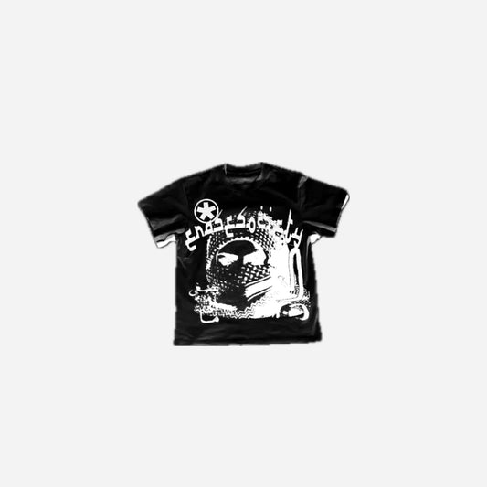 Y2K Grunge Arabic Graphic Printed Tee Hominus Denim