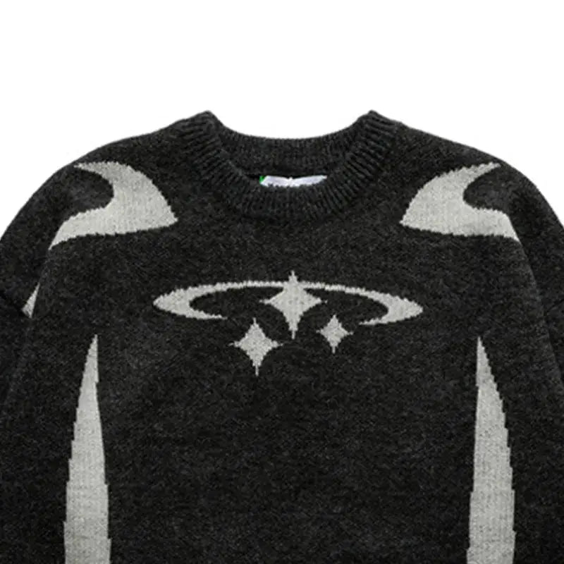 Y2K Retro Knit Sweater