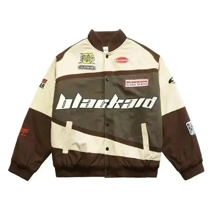 Y2K Vintage Retro Racing Jacket - Hominus Denim