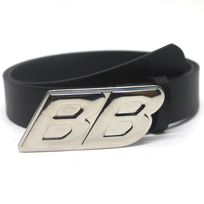 Y2k BB Leather Belt