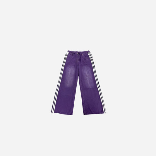 Y2k Washed Striped Baggy Jean Hominus Denim