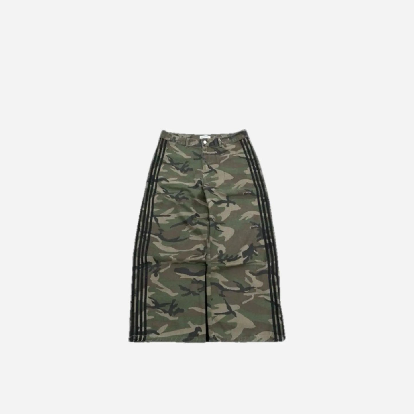 Y2k Washed Striped Baggy Jean Hominus Denim