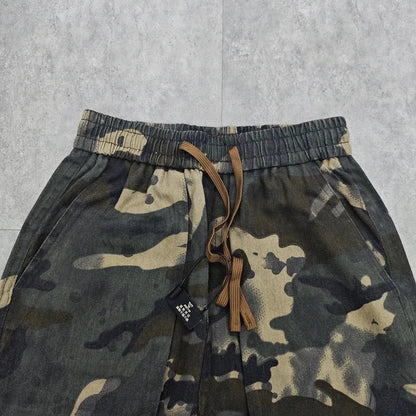 Yao Fashion Trend Brand High Quality 1:1 Casual Men Long Pants Camouflage Vintage Streetwear Loose Trousers Pants For Men Unisex Hominus Denim