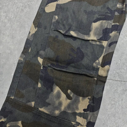 Yao Fashion Trend Brand High Quality 1:1 Casual Men Long Pants Camouflage Vintage Streetwear Loose Trousers Pants For Men Unisex Hominus Denim