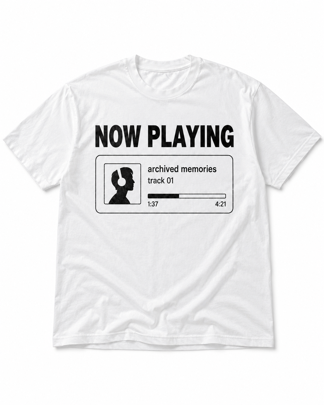 Now Playing iPod Era Oversized Graphic T-Shirt