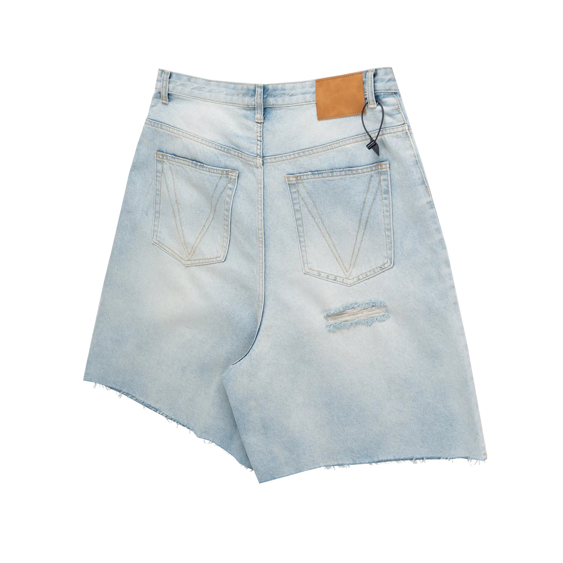 ripped washed short Hominus Denim