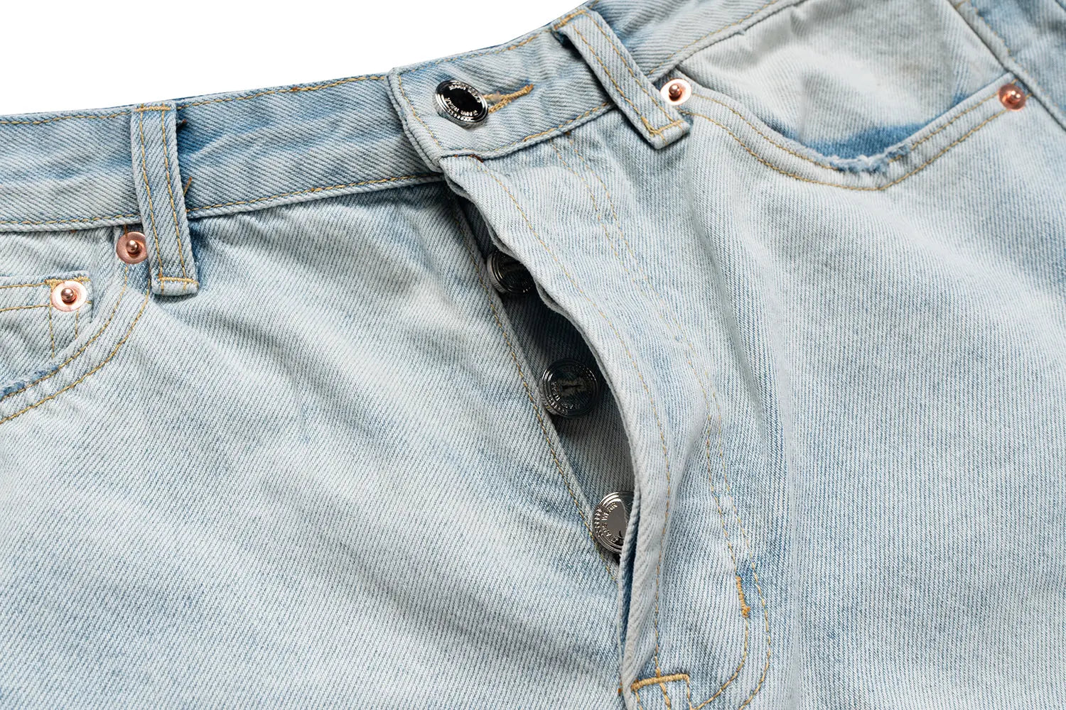 ripped washed short Hominus Denim