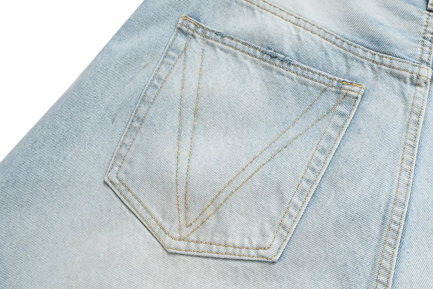 ripped washed short Hominus Denim
