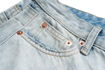 ripped washed short Hominus Denim