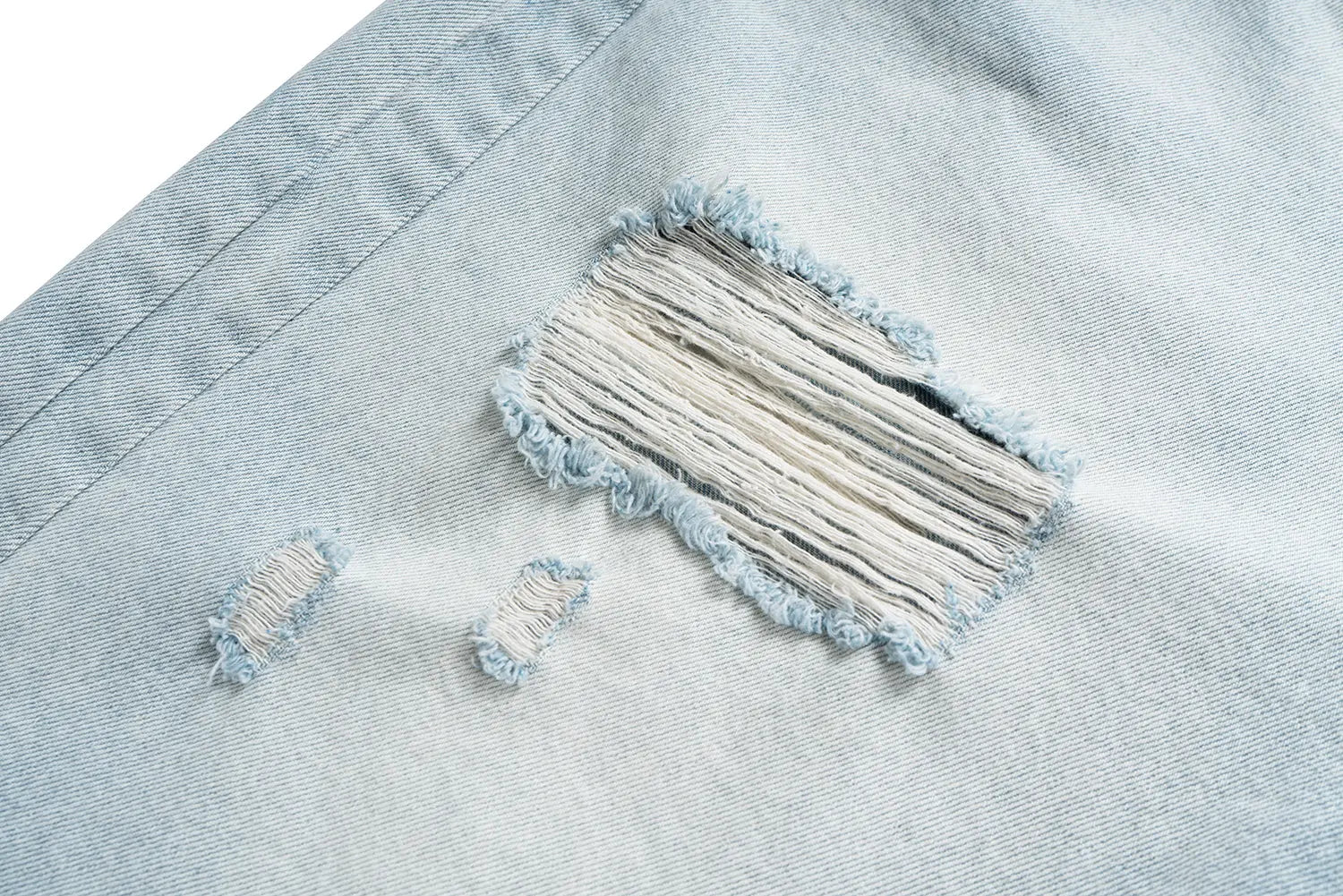 ripped washed short Hominus Denim