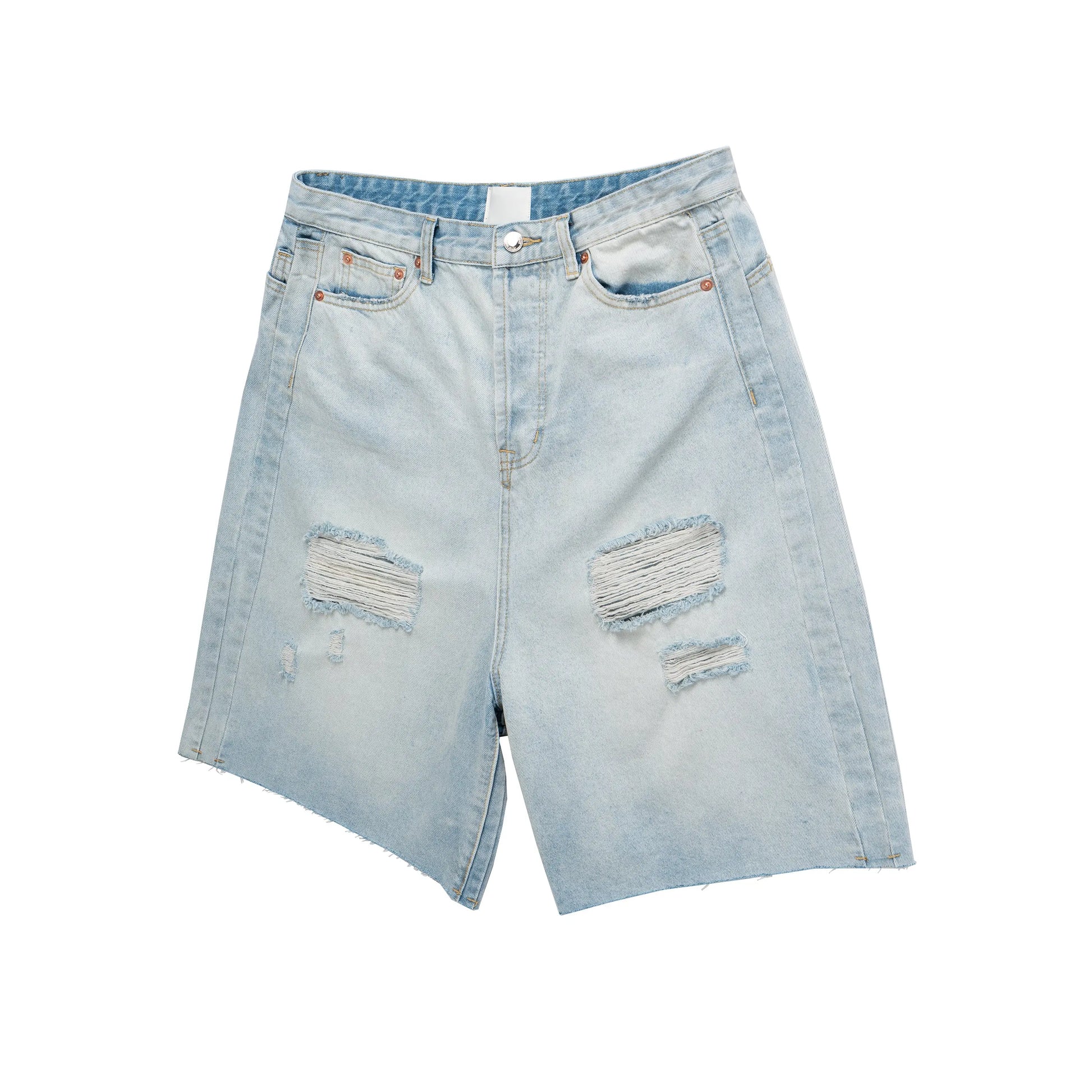ripped washed short Hominus Denim