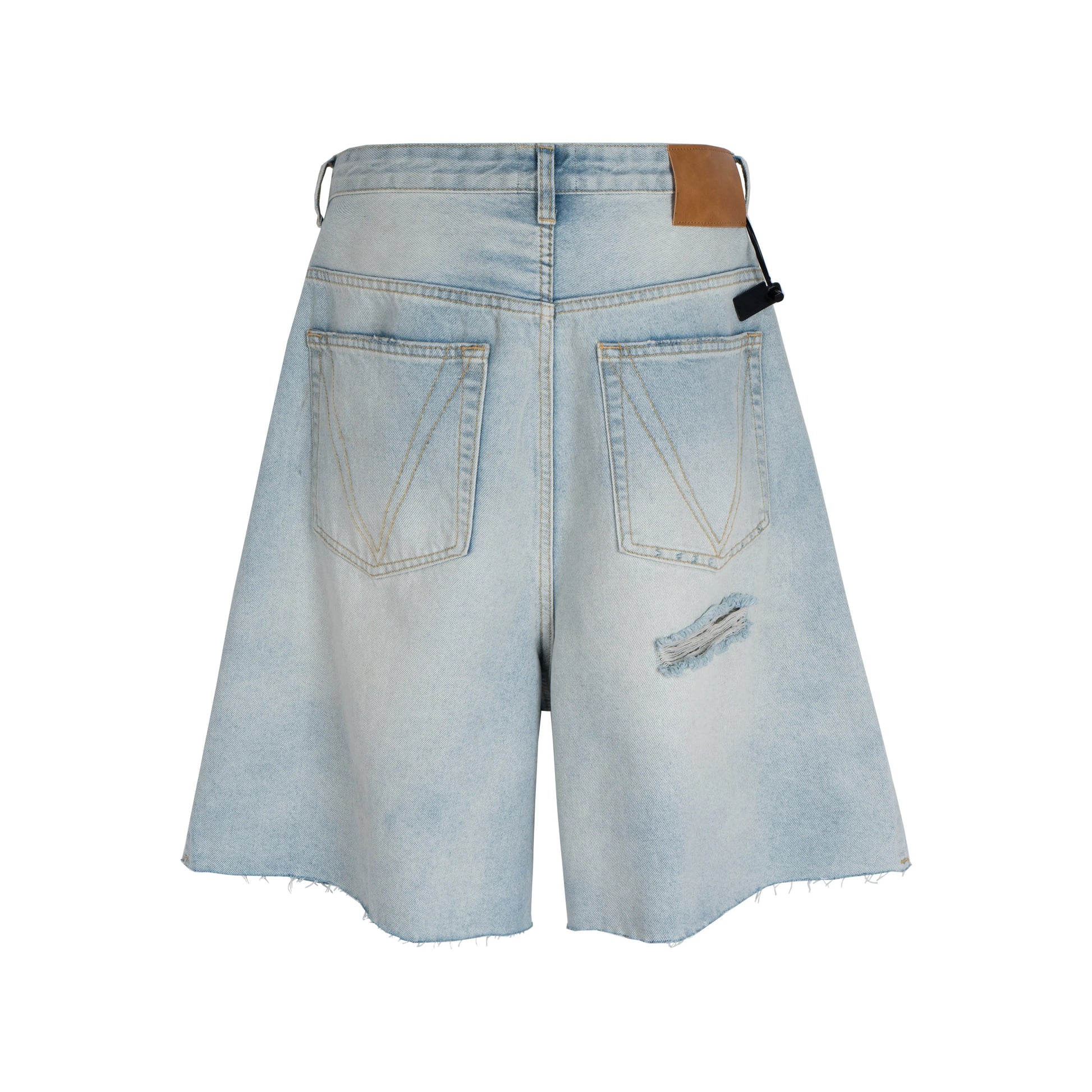 ripped washed short Hominus Denim