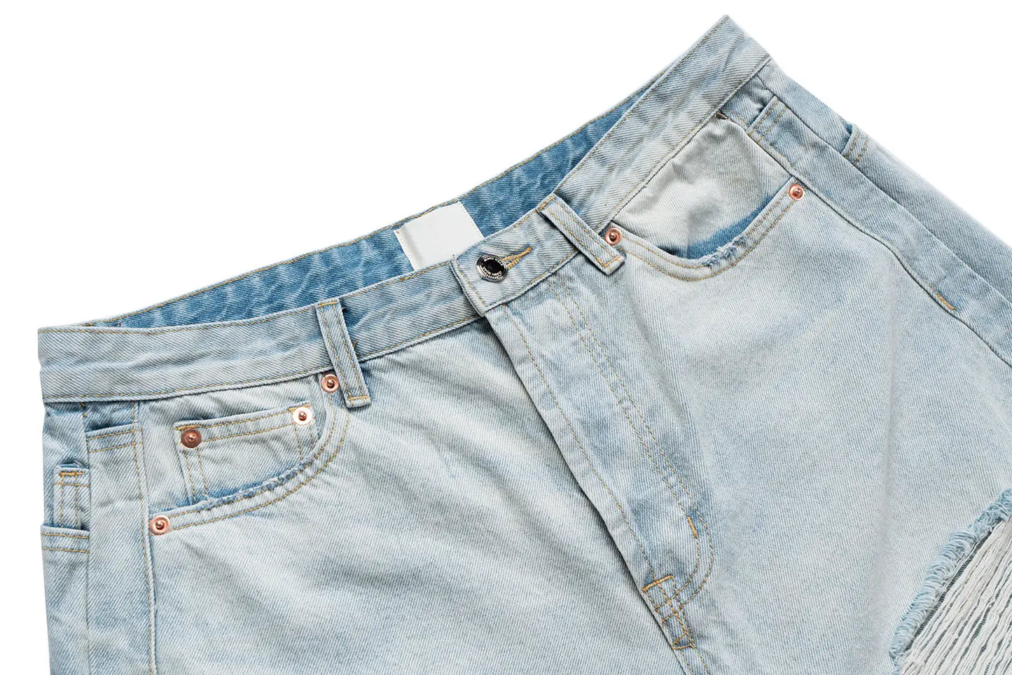 ripped washed short Hominus Denim
