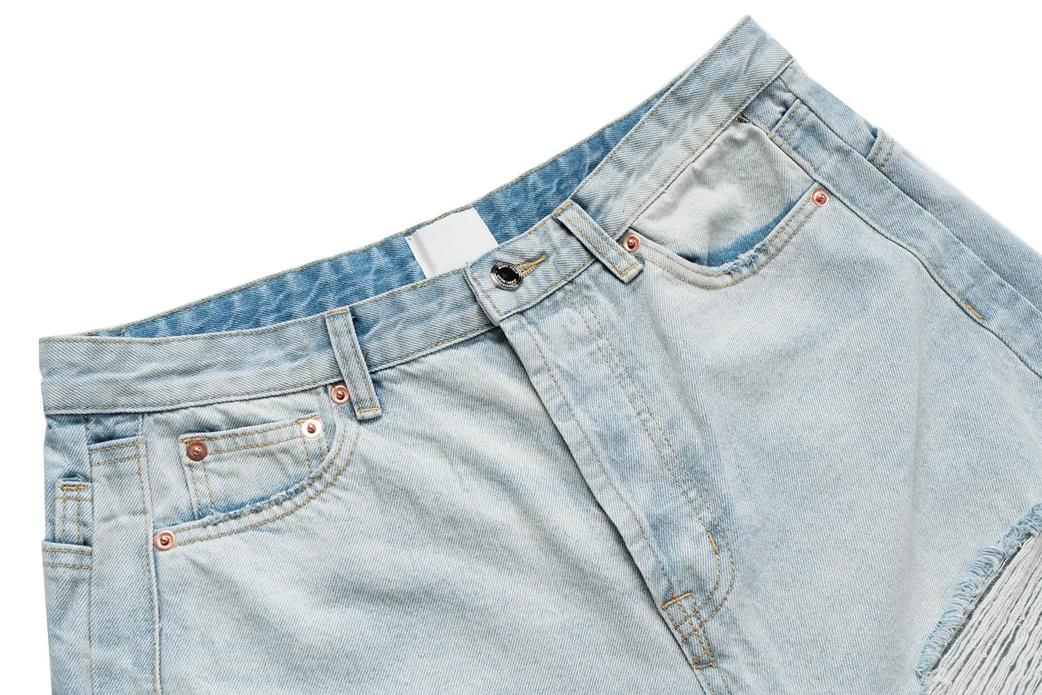 ripped washed short Hominus Denim
